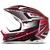 Capacete Motocross Pro Tork Th1 Vision Adventure Trilha VERMELHO - BRANCO