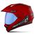 Capacete Motocross Trilha Fechado Integral Liberty Mx Pro Vision Viseira Camaleão Pro Tork VERMELHO
