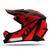 Capacete Motocross Trilha Infantil Criança Jett Evolution Menina Menino Confortável Off Road Enduro  Vermelho