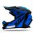 Capacete Motocross Trilha Infantil Criança Jett Evolution Menina Menino Confortável Off Road Enduro  Azul