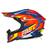 Capacete Motocross Trilha Pro Tork Fast Fantasy Limited Edition Azul Laranja Off Road Azul, Laranja