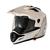 Capacete Motocross X11 Crossover Solides On e Off Road Branco
