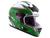 Capacete MX5 Blade Mixs Branco e Verde Tam. 58 Branco e Verde