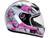 Capacete MX5 Branco e Rosa Mixs Branco e Rosa