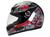 Capacete MX5 Mixs Preto e Vermelho Preto e Vermelho