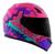 Capacete Norisk Ff391 Gráficos Diversos  Rosa