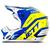 Capacete Off Road Jett Th1 Evolution 2 Lançamento Trilha AZUL - AMARELO