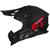 Capacete Off Road Piloto Motocross Trilha Enduro Fast 788 Solid Pro Tork Esportivo Fechado Masculino Feminino + Nota Fiscal PRETO - VERMELHO