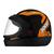 Capacete para Moto Fechado Mixs Automatic LARANJA