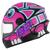 Capacete Para Moto Integral Fechado Pro Tork R8 Turtle Brilhante Masculino Feminino Viseira Cristal ROSA