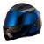 Capacete Para Moto Unissex X11 Street ABS Trust Pro Transit Azul+Cinza