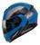 Capacete Peels Robocop Escamoteável Urban Sync Masculino Feminino com óculos solar fumê AZUL CIANO FOSCO COM OCEANO