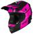 Capacete Pro Tork Factory Edition Neon Off Road Piloto Trilha Motocross Fechado Esportivo Menino Menina Cores ROSA