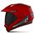 Capacete Pro Tork Liberty Mx Vision Pro Viseira Fumê Fechado Motocross Off Road Trilha Enduro VERMELHO