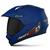 Capacete Pro Tork Liberty Mx Vision Pro Viseira Fumê Fechado Motocross Off Road Trilha Enduro AZUL