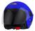 Capacete pro tork modelos cores liso moto aberto qualidade top premium xopenx AZUL