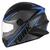 Capacete R8 Fechado Moto Feminino Masculino Pro Tork Adulto Viseira Cristal AZUL CLARO