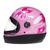 Capacete San Marino Fórmula 1 Femme Moto Flor Integral Rosa