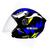 capacete spark jet dragon preto/azul fosco