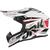 Capacete Trilha Motocross Off Road Fast 788 Skull Pro Tork Fechado Esportivo Masculino Femino Para Piloto Trilha Enduro BRANCO - VERMELHO