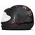 Capacete Urbano Moto Fechado Masculino Feminino Pro Tork San Marino Super Sport Moto Com Viseira GRAFITE - VERMELHO