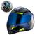 Capacete X11 Pro Ballads Motociclista Original Nfe + Viseira Azul/Neon