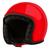 Capacetes Custom Etceter Solid De Moto Diversas Cores Oferta VERMELHO