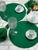 Capas de Sousplat Lisa em tecido de oxford para Discos de 35 cm Verde
