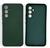 Capinha Capa Case Galaxy Samsung M14 5G Silicone Aveludada Proteção de Câmera Colorido Verde Militar