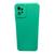 Capinha Capa Compatível Com MOTOROLA moto g32 XT2235 tela 6.5 case Aveludada Interior Verde claro