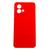 Capinha Capa Compatível Com MOTOROLA moto G84 case Aveludada Interior Vermelho