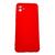 Capinha Capa compatível com Samsung Galaxy a04 A045 tela 6.5 case Aveludada Interior Vermelho