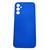 Capinha Capa compatível com Samsung Galaxy a14 5g tela 6.6 case Aveludada Interior Azul