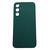 Capinha Capa Compatível Com Samsung Galaxy s23 fe case Aveludada Interior Verde