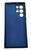 Capinha Capa para Samsung Galaxy s22 ultra case Aveludada Interior Azul escuro