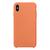 Capinha Capa Silicone Para iPhone XS Max Laranja