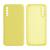 Capinha Celular Para Galaxy A50 A30s com Proteção de Câmera Liso Amarelo