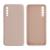 Capinha Celular Para Galaxy A50 A30s com Proteção de Câmera Liso Rosa Areia