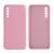 Capinha Celular Para Galaxy A50 A30s com Proteção de Câmera Liso Rosa Chiclete