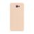 Capinha Celular para Galaxy J7 Prime Flexível Silicone Rosa Areia
