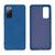 Capinha Celular para Galaxy S20 FE Silicone com Veludo Azul Royal