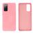 Capinha Celular para Galaxy S20 FE Silicone com Veludo Rosa Chiclete