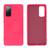 Capinha Celular para Galaxy S20 FE Silicone com Veludo Rosa Pink