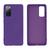 Capinha Celular para Galaxy S20 FE Silicone com Veludo Roxo