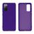 Capinha Celular para Galaxy S20 FE Silicone com Veludo Violeta