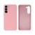 Capinha Celular para Galaxy S23 Silicone Aveludado Fechado Rosa Chiclete