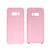Capinha Celular para Galaxy S8 Silicone Aveludado Rosa Chiclete