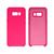 Capinha Celular para Galaxy S8 Silicone Aveludado Rosa Pink