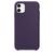 Capinha Compatível Com Apple iPhone 11 Silicone  Roxo Escuro