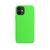Capinha Compatível com iPhone 12 Mini Silicone Verde neon